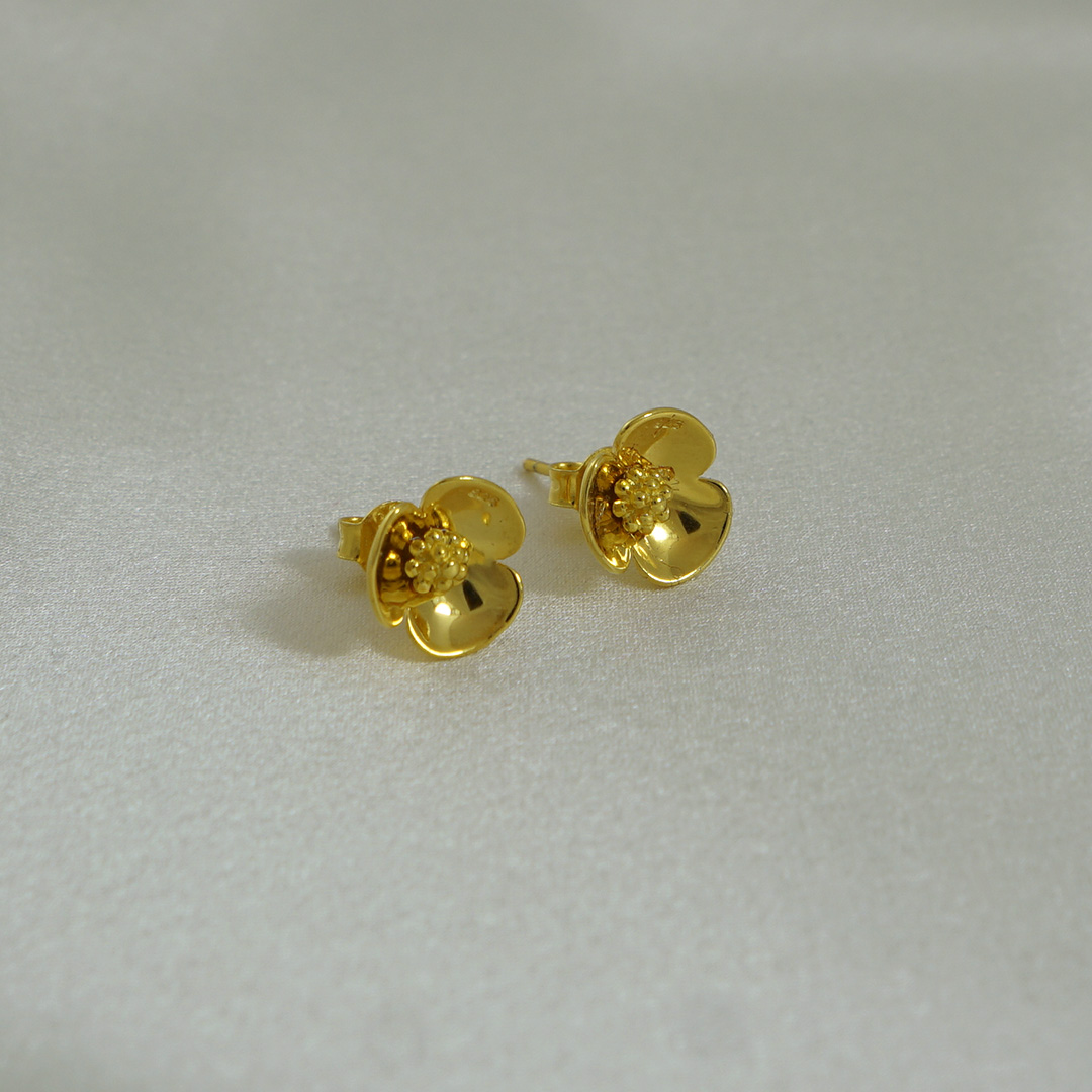 Ørering stift guld - Billede 3