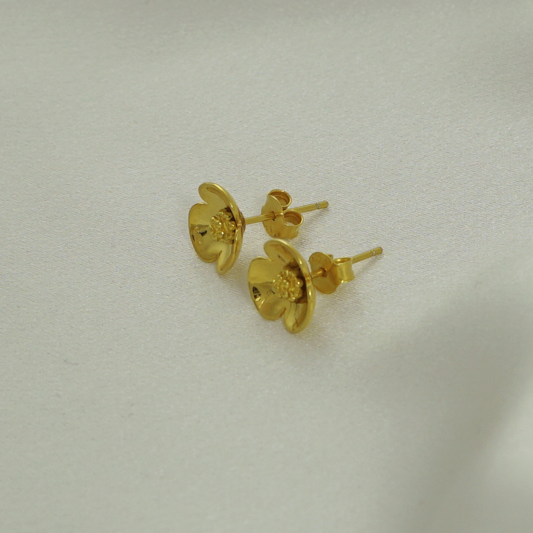 Ørering stift guld - Billede 4