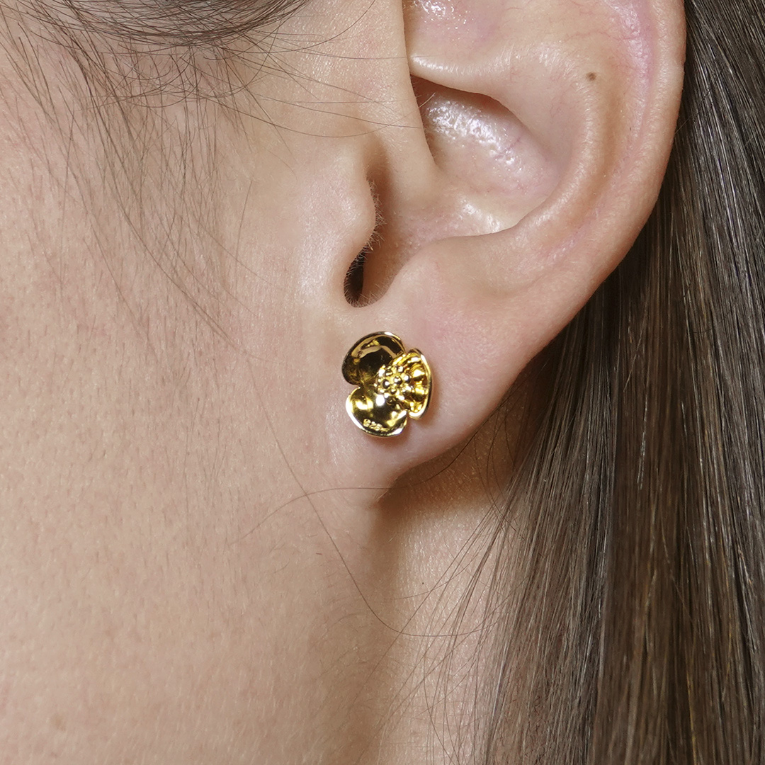 Ørering stift guld - Billede 5